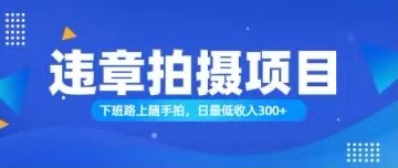 （11698期）随手拍也能赚钱？对的日入300+-阳明聊项目