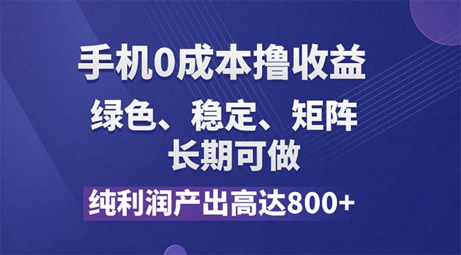 （11976期）纯利润高达800+，手机0成本撸羊毛，项目纯绿色，可稳定长期操作！-阳明聊项目