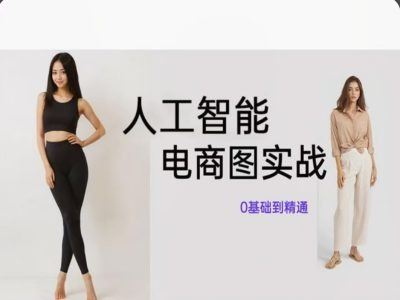 人工智能SD电商图实战，ai绘图0基础到精通-阳明聊项目