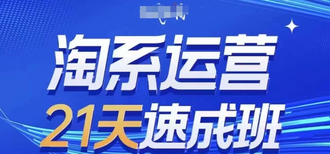 淘系运营21天速成班(更新24年9月)，0基础轻松搞定淘系运营，不做假把式-阳明聊项目