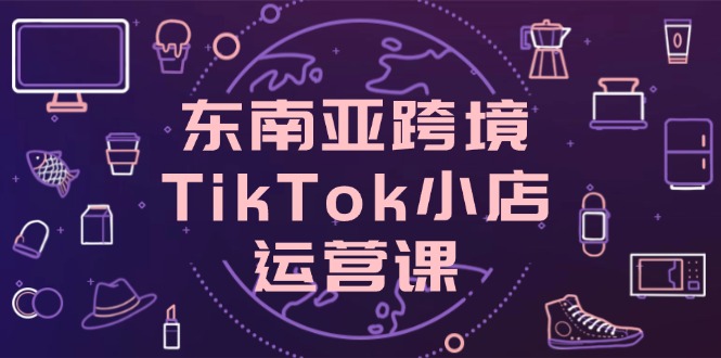 东南亚跨境TikTok小店运营课，掌握店铺设置与流量转化核心技巧-阳明聊项目