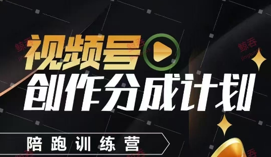 视频号创作分成计划陪跑训练营，手把手教会你如何制作视频，细水长流型项目-阳明聊项目