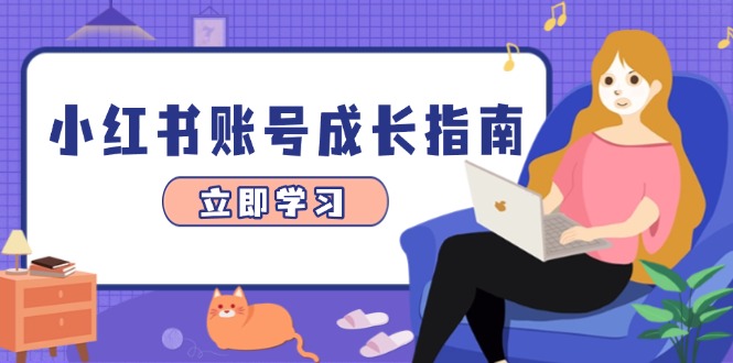 小红书账号成长指南，爆款选题+精准定位+数据分析，系统提升账号变现能力-阳明聊项目