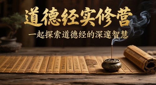 道德经实修营，一起探索道德经的深邃智慧-阳明聊项目