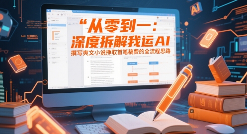 从零到一：深度拆解我运用AI撰写爽文小说挣取首笔稿费的全流程思路-阳明聊项目