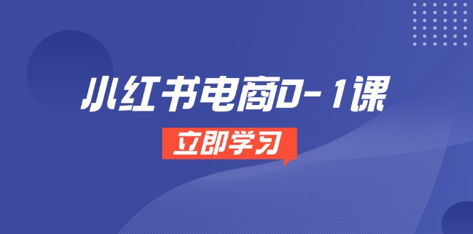 小红书电商0-1课，开店选品全流程，多平台素材处理与爆款笔记制作-阳明聊项目