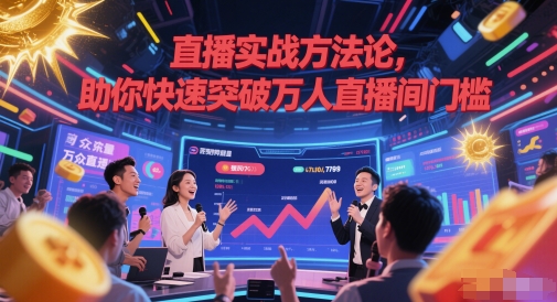 直播实战方法论，助你快速突破万人直播间门槛-阳明聊项目