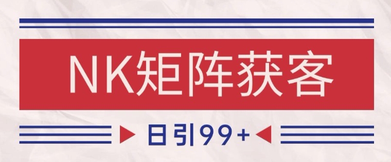 小红书某音NK赛道引流获客 自热矩阵日引200+【揭秘】-阳明聊项目
