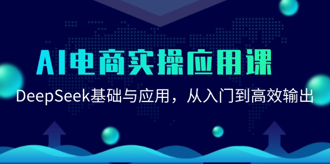 AI电商实操应用课：DeepSeek基础与应用，从入门到高效输出-阳明聊项目