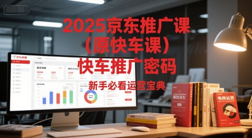 2025京东推广课(原快车课)解锁京东快车推广密码，新手必看运营宝典-阳明聊项目
