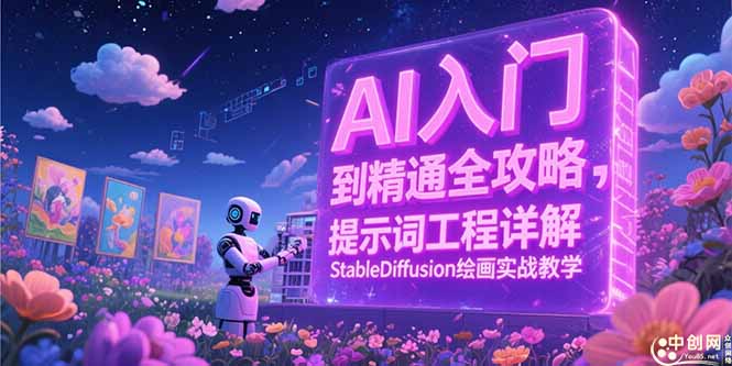 AI入门到精通全攻略，提示词工程详解，StableDiffusion绘画实战教学-阳明聊项目