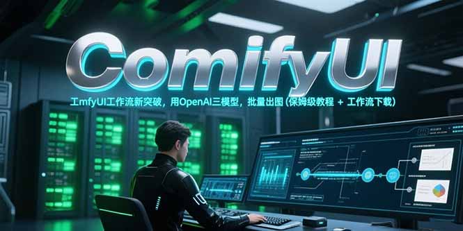 ComfyUI工作流新突破，用OpenAI三模型，批量出图(保姆级教程+工作流下载-阳明聊项目