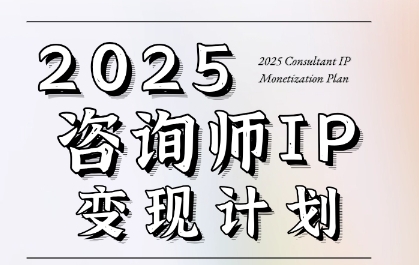 7天构建咨询师变现系统，2025咨询师IP变现计划训练营-阳明聊项目