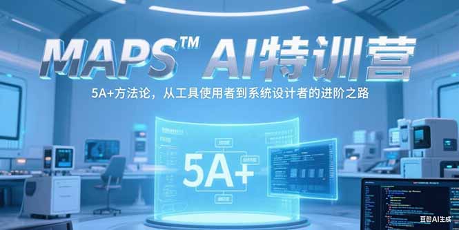 MAPSAI特训营，掌握 5A+方法论，从工具使用者到系统设计者的进阶之路-阳明聊项目