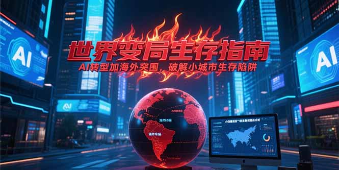 付费文章《世界变局生存指南，AI转型加海外突围，破解小城市生存陷阱》-阳明聊项目