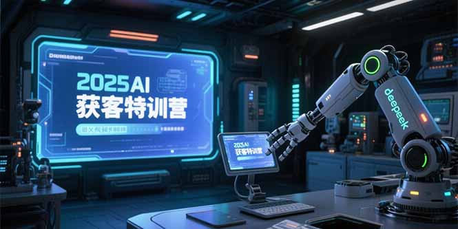 2025AI获客特训营，AI图文视频全制作，deepseek工具实操教学-阳明聊项目