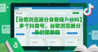 谷歌浏览器分身登陆多个抖音号，谷歌浏览器分身创建教程-阳明聊项目